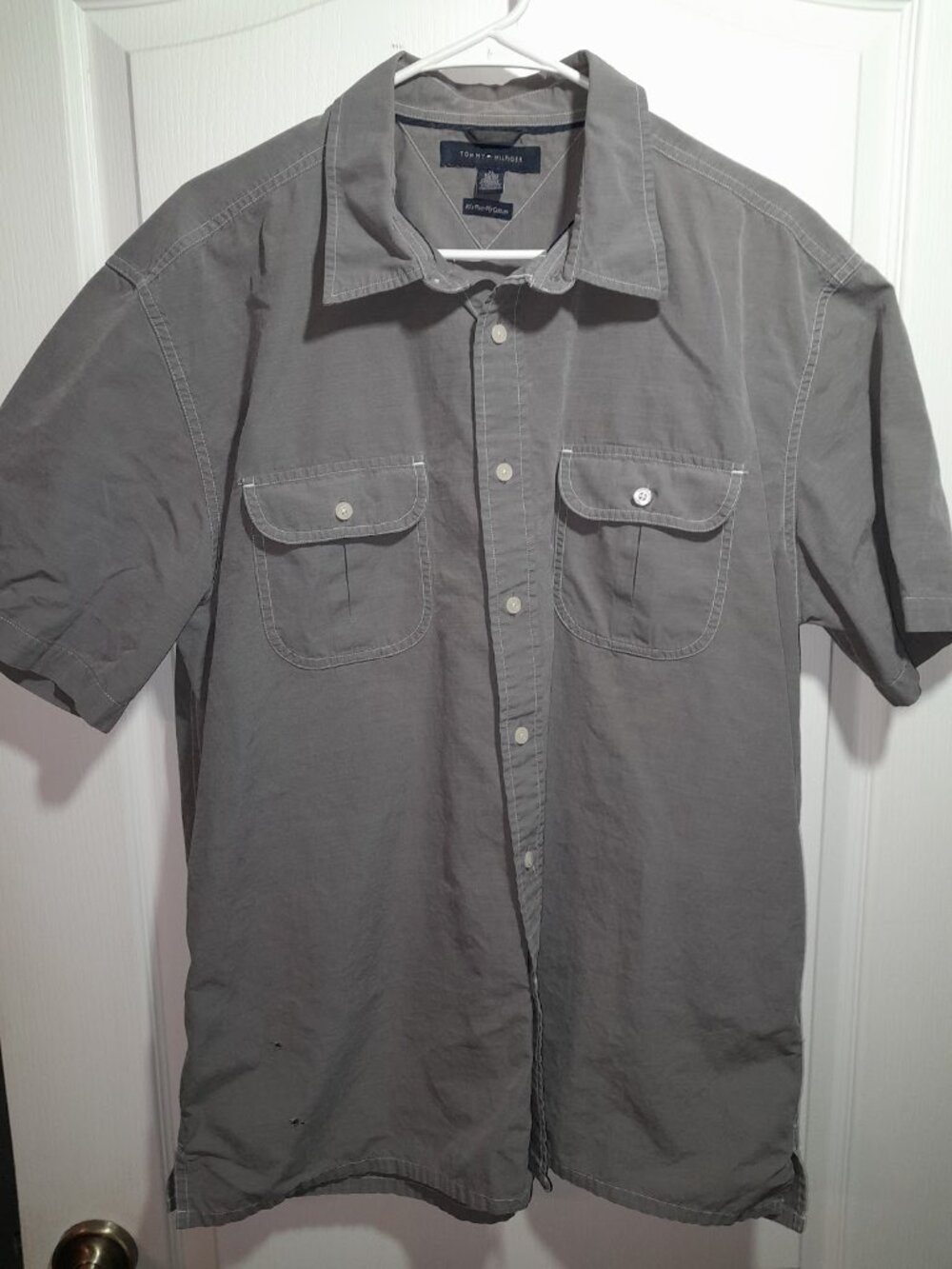 Y2K Tommy Hilfiger Industrial Roadster button down Mens XL, see pics for details